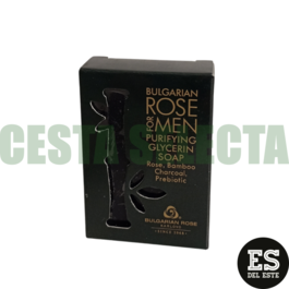 JABON PURIFICANTE DE GLICERINA MEN BULGARIAN ROSE, 80g