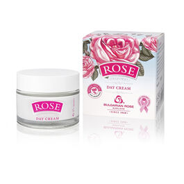 Crema facial de día con aceite de rosa natural Rosa Búlgara Karlovo 50ml.