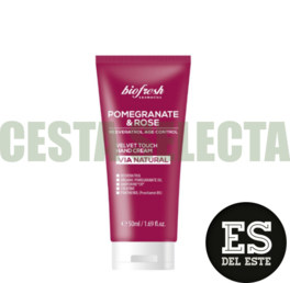 CREMA DE MANOS CON ROSA Y GRANADA VIA NATURAL,BIOFRESH 50ML.