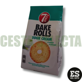 BAKE ROLLS SOUR CREAM 7 DAYS, 80g