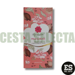 CHOCOLATE LECHE ROSAS ROSEY'S MARK 52g