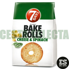 BAKE ROLLS ESPINACA 7 DAYS 80g
