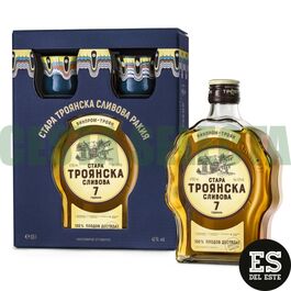 AGUARDIENTE CIRUELA ANEJO + SOUVENIR 42%, 0.5l