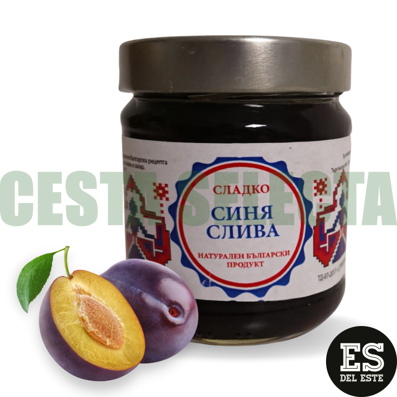 MERMELADA DE CIRUELAS 70%fruta, 250g Cherga