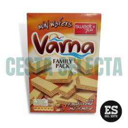 BARQUILLOS VARNA MINI CACAHUETES/NARANJA